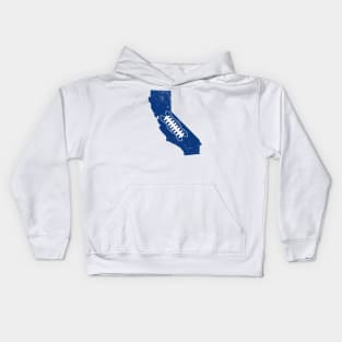 California Football, Retro - Gold Kids Hoodie